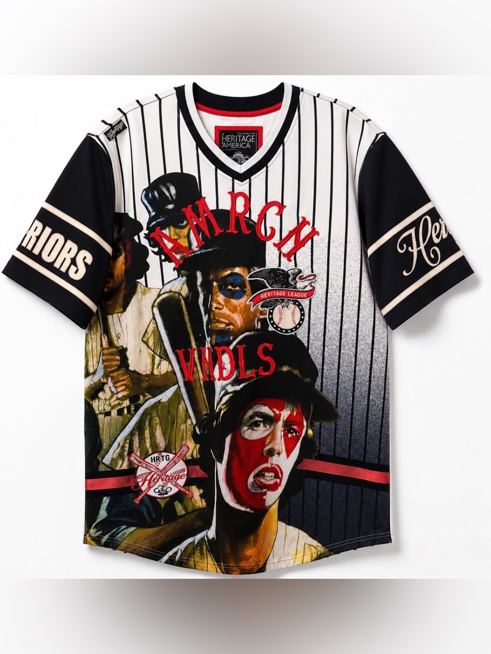 Vintage Warriors Heritage American Vandals MLB League Jersey Size 2X